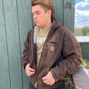 Carhartt Men's Dark Brown Performance Jacket